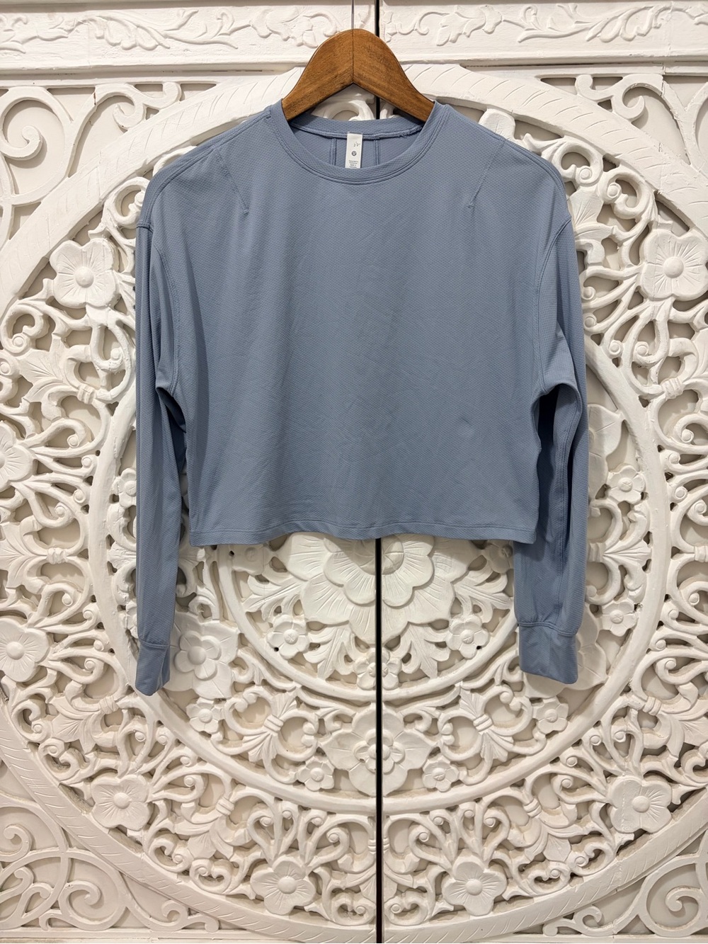 Lululemon Abrasion-Resistant Training Long Sleeve Shirt Blue Size 2